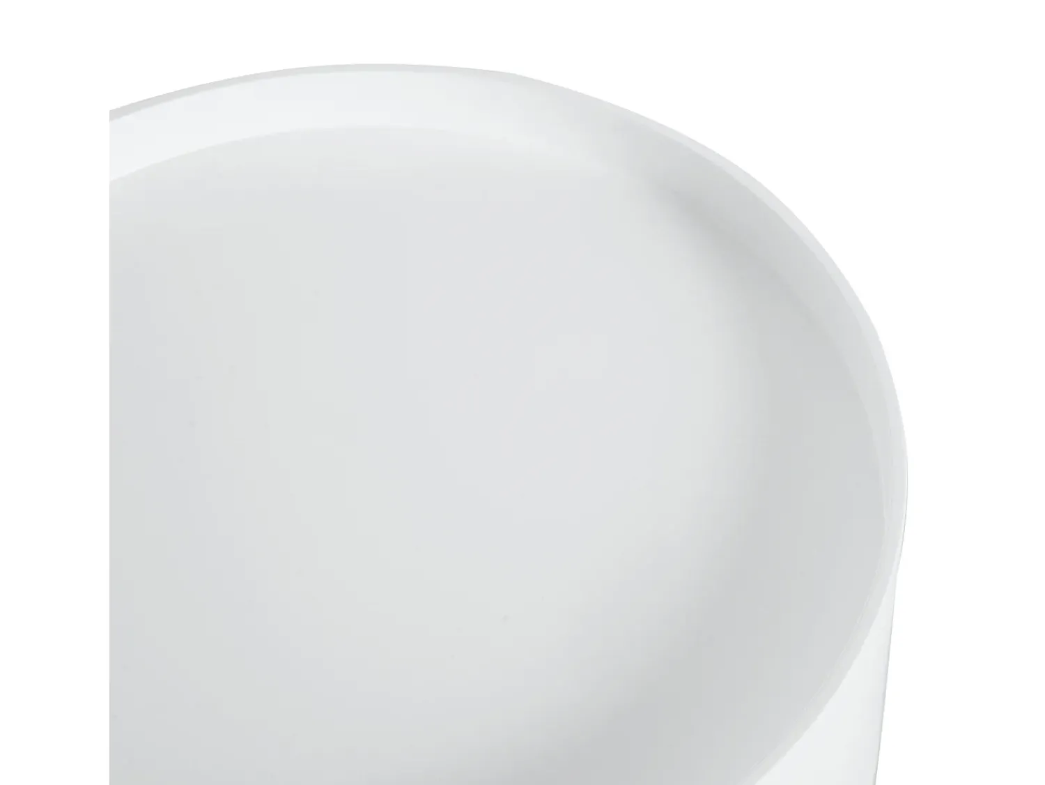 Mesa De Apoio* Mesa de cabeceira, mesa lateral com tampo elevado e pés de madeira, φ38 x 45 cm, MDF+Madeira Branco