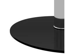 Mesa De Centro*vidaxl Mesa de centro 40 cm vidro temperado Preto