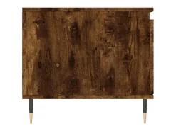 Mesa De Centro| Mesa de centro | Mesa de apoio 100x50x45 cm derivados madeira carvalho fumado Castanho