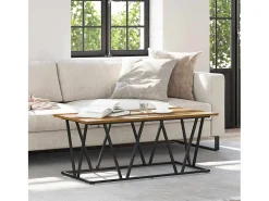 Mesa De Centro| Mesa de centro | Mesa de apoio Madeira antiga 100x50x40 cm Castanho