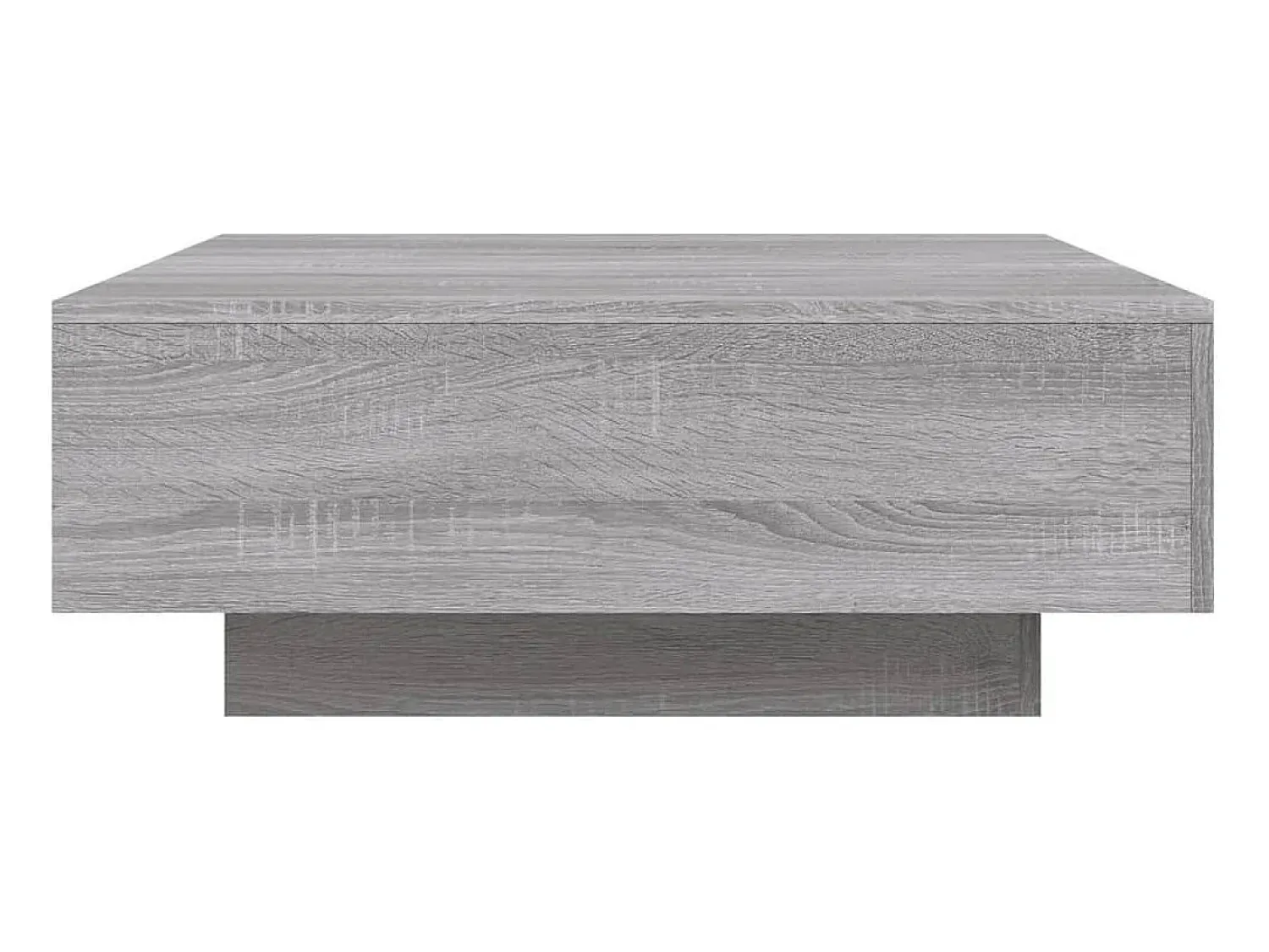 Outlet Mesa de centro | Mesa de apoio 80x80x31 cm contraplacado sonoma Cinzento