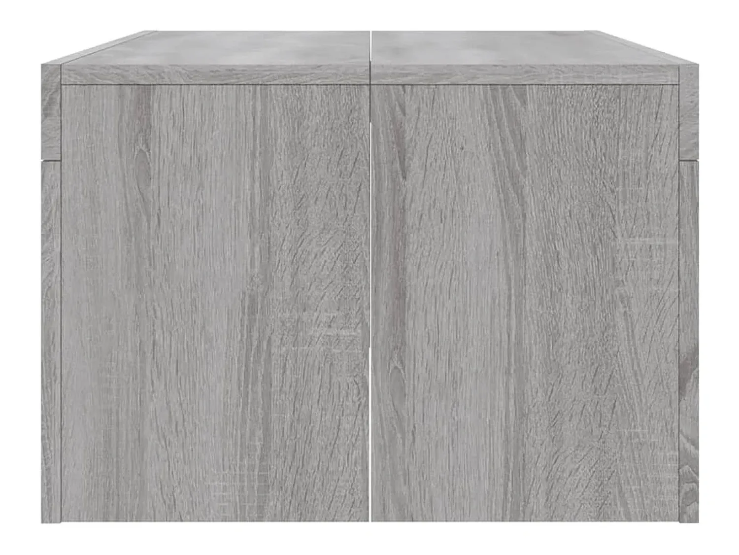 Mesa De Centro* Mesa de centro | Mesa de apoio 102x50x36cm derivados de madeira sonoma Cinzento