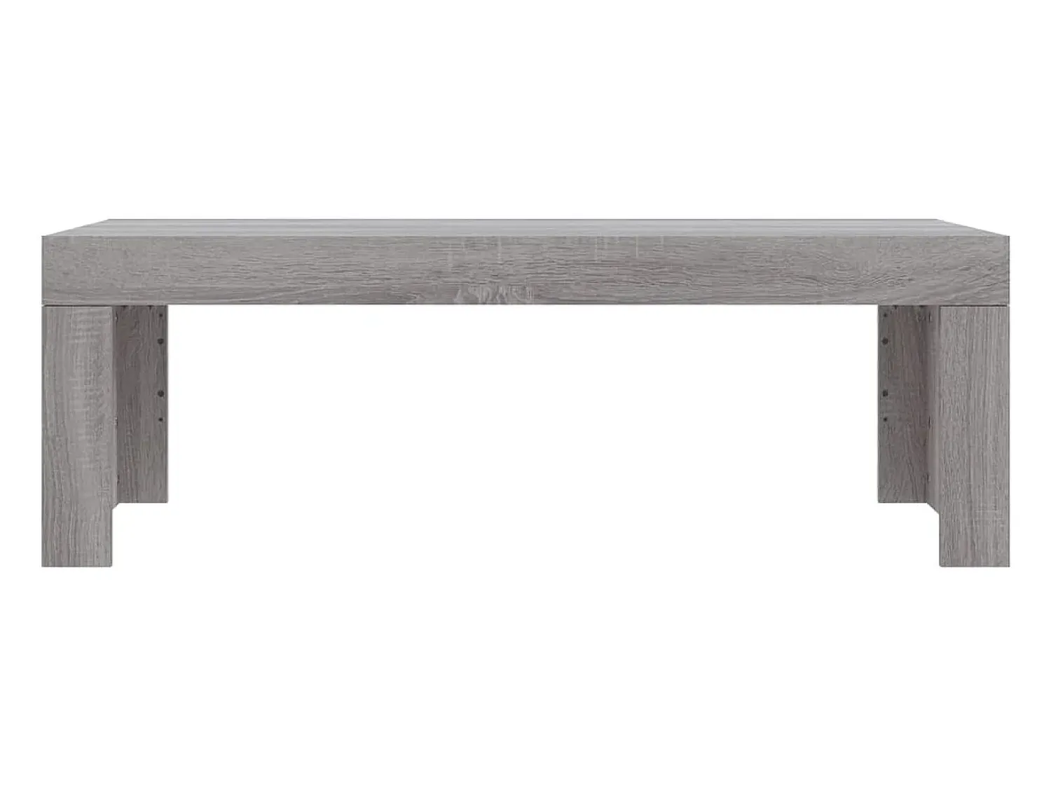 Mesa De Centro* Mesa de centro | Mesa de apoio 102x50x36cm derivados de madeira sonoma Cinzento
