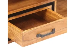 Mesa de centro | Mesa de apoio | Mesa de café 100x45x33 cm madeira de acácia maciça^ Mesa De Centro