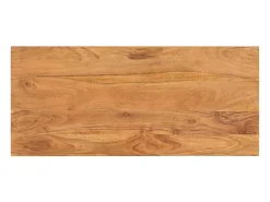 Mesa de centro | Mesa de apoio | Mesa de café 100x45x33 cm madeira de acácia maciça^ Mesa De Centro