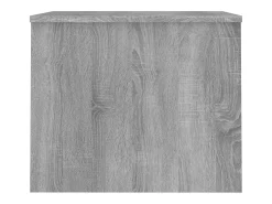 Mesa de centro | Mesa de apoio 80x50.5x41.5cm madeira processada sonoma cinza^ Mesa De Centro