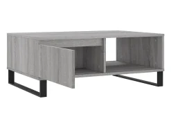 Mesa De Centro* Mesa de centro | Mesa de apoio 90x60x35 cm derivados de madeira sonoma Cinzento