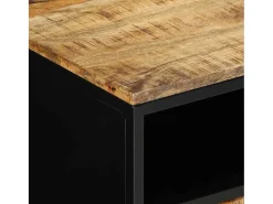 Mesa De Centro* Mesa de centro | Mesa de apoio | Mesa de café com gaveta 90x50x40 cm Castanho