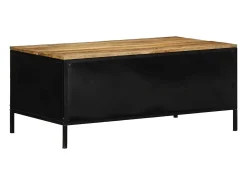 Mesa De Centro* Mesa de centro | Mesa de apoio | Mesa de café com gaveta 90x50x40 cm Castanho