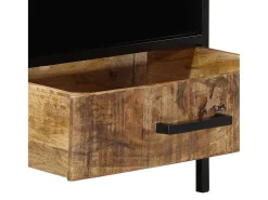 Mesa De Centro* Mesa de centro | Mesa de apoio | Mesa de café com gaveta 90x50x40 cm Castanho