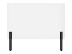 Mesa De Centro| Mesa de centro | Mesa de apoio 90x50x40 cm madeira processada brilhante Branco