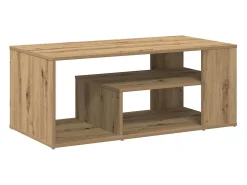 Mesa De Centro* Mesa de centro | Mesa de apoio em carvalho artesanal 100x50x40 cm Castanho
