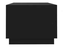 Mesa De Centro* Mesa de centro | Mesa de apoio 102x55x43 cm aglomerado Preto