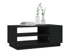 Mesa De Centro* Mesa de centro | Mesa de apoio 102x55x43 cm aglomerado Preto