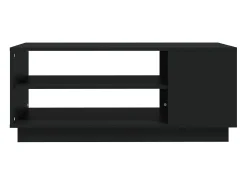 Mesa De Centro* Mesa de centro | Mesa de apoio 102x55x43 cm aglomerado Preto