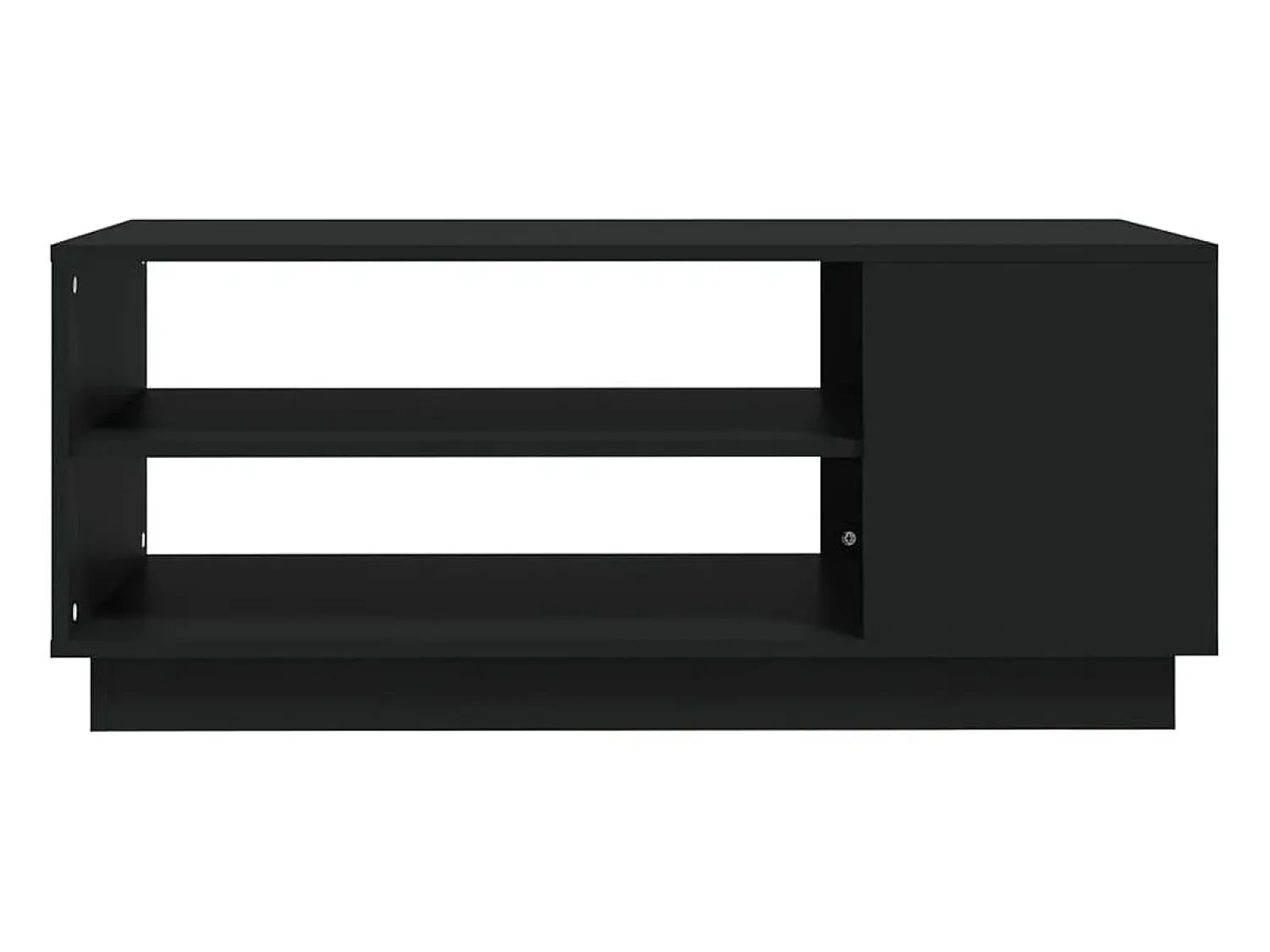 Mesa De Centro* Mesa de centro | Mesa de apoio 102x55x43 cm aglomerado Preto