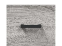 Mesa De Centro| Mesa de centro | Mesa de apoio 50x50x40 cm derivados madeira sonoma cinza Cinzento