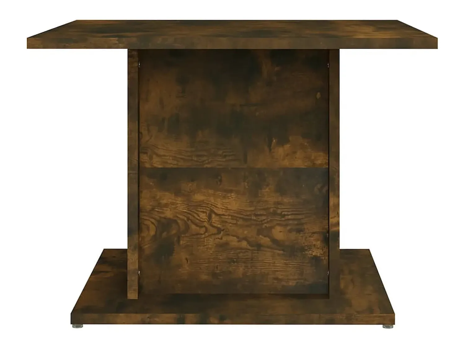 Mesa de centro | Mesa de apoio 55.5x55.5x40cm derivados madeira carvalho fumado^ Mesa De Centro