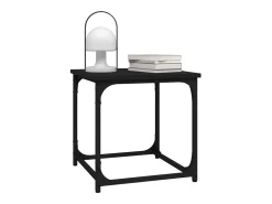 Mesa De Centro| Mesa de centro | Mesa de apoio 40x40x40 cm derivados de madeira Preto
