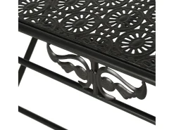 Mesa de centro | Mesa de apoio | Mesa de café dobrável estilo vintage metal 100x50x45 cm^ Mesa De Centro