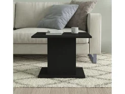 Mesa De Centro| Mesa de centro | Mesa de apoio 55.5x55.5x40 cm derivados de madeira Preto