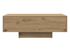 Mesa De Centro* Mesa de centro | Mesa de apoio | Mesa de café 85x55x31 cm deriv. madeira carvalho artisiano Castanho