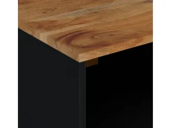 Sale Mesa de centro | Mesa de apoio | Mesa de café 80x50x40 madeira de acácia maciça/deriv. madeira Castanho