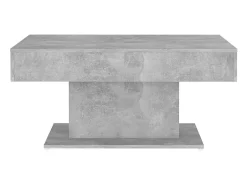 Mesa de centro | Mesa de apoio 96x50x45 cm derivados madeira cimento^ Mesa De Centro