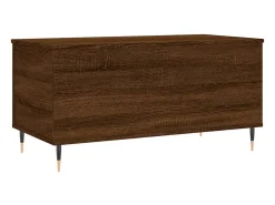Mesa De Centro* Mesa de centro | Mesa de apoio 90x44.5x45 cm derivados madeira carvalho Castanho