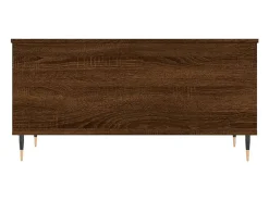 Mesa De Centro* Mesa de centro | Mesa de apoio 90x44.5x45 cm derivados madeira carvalho Castanho