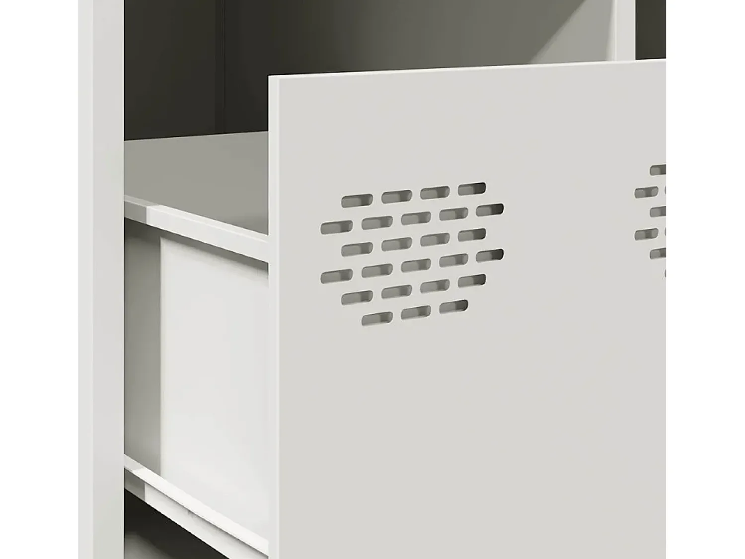 Mesa De Centro* Mesa de centro | Mesa de apoio 101.5x50x43.5 cm aço laminado a frio Branco