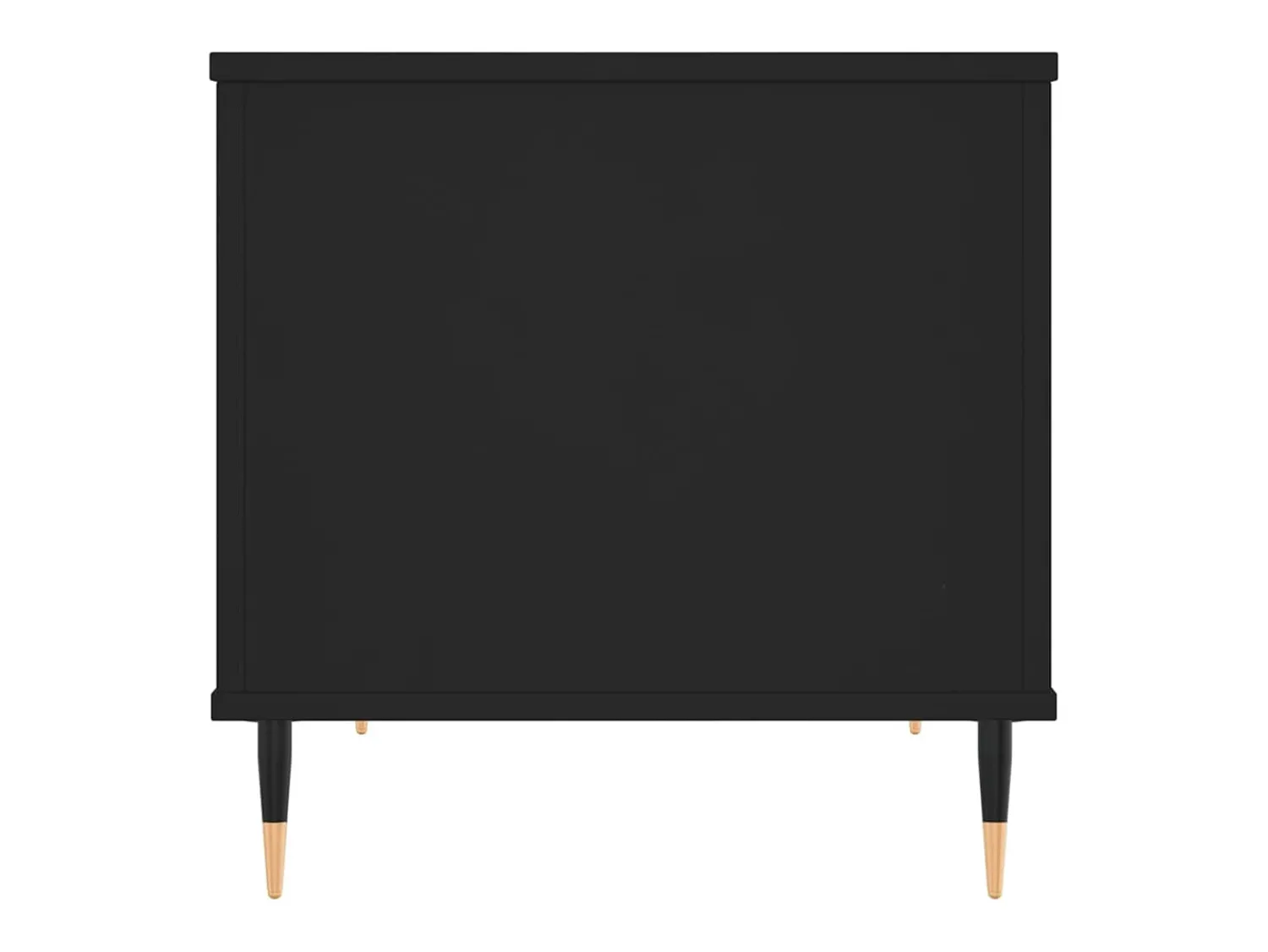 Mesa De Centro* Mesa de centro | Mesa de apoio | Mesa de café 60x44.5x45 cm derivados de madeira Preto