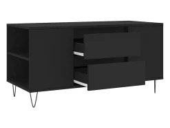 Online Mesa de centro | Mesa de apoio 102x44.5x50 cm derivados de madeira Preto