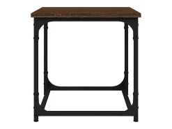 Mesa De Centro| Mesa de centro | Mesa de apoio 40x40x40 cm derivados madeira carvalho Castanho