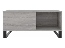 Mesa de centro | Mesa de apoio 80x80x36.5 cm derivados madeira sonoma^ Mesa De Centro