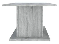 Mesa De Centro* Mesa de centro | Mesa de apoio 102x55.5x40 cm derivados de madeira cinza sonoma Cinzento