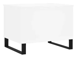 Mesa De Centro| Mesa de centro | Mesa de apoio 60x44.5x45 cm derivados de madeira Branco