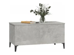 Mesa De Centro| Mesa de centro | Mesa de apoio 90x44.5x45 derivados de madeira cimento Cinzento