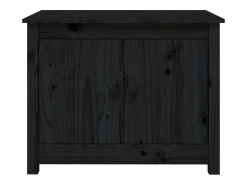 Mesa De Centro* Mesa de centro | Mesa de apoio 71x49x55 cm pinho maciço Preto