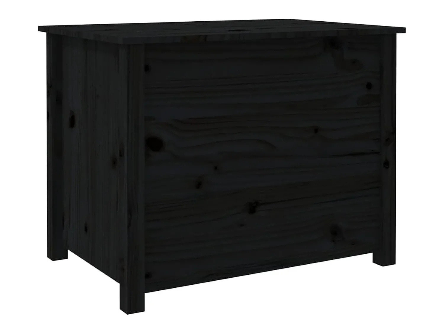 Mesa De Centro* Mesa de centro | Mesa de apoio 71x49x55 cm pinho maciço Preto
