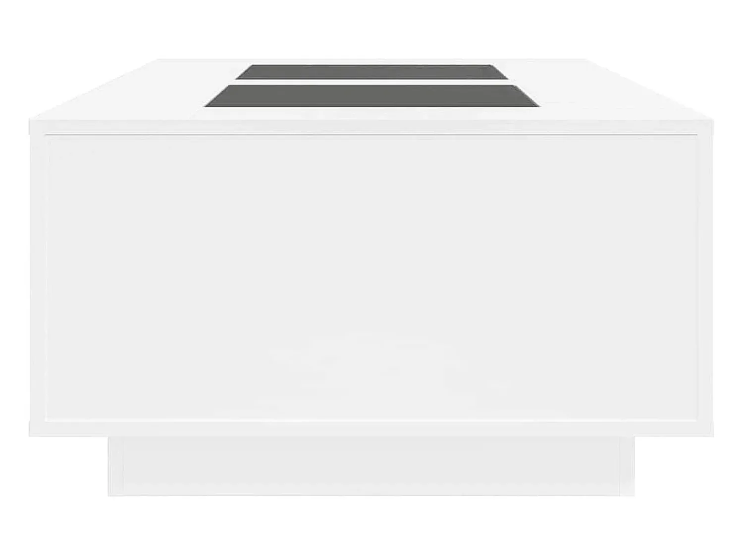 Mesa De Centro| Mesa de centro | Mesa de apoio luzes LED Infinity 116x69x40 cm Branco