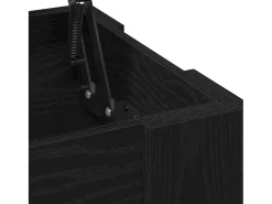 Mesa De Centro* Mesa de centro | Mesa de apoio Carvalho 101x49x52 cm Preto