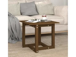 Discount Mesa de centro | Mesa de apoio 50x50x45 cm pinho maciço mel Castanho