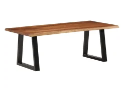 Mesa de centro | Mesa de apoio 110x55x40 cm acácia maciça -mel^ Mesa De Centro
