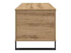 Mesa De Centro* Mesa de centro | Mesa de apoio 90x44.5x45 cm derivados madeira carvalho artisiano Castanho
