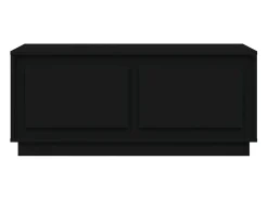 Mesa de centro | Mesa de apoio 102x50x44 cm derivados de madeira Preto