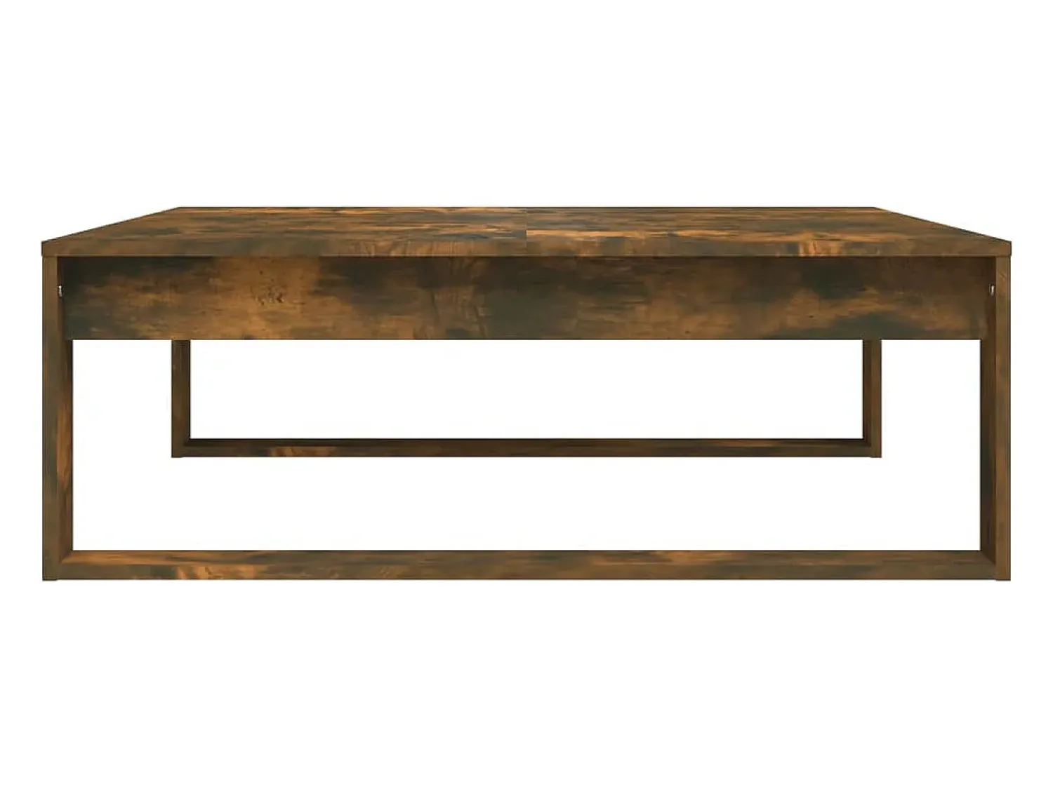 Clearance Mesa de centro | Mesa de apoio 100x100x35 cm madeira processada carvalho fumado Castanho