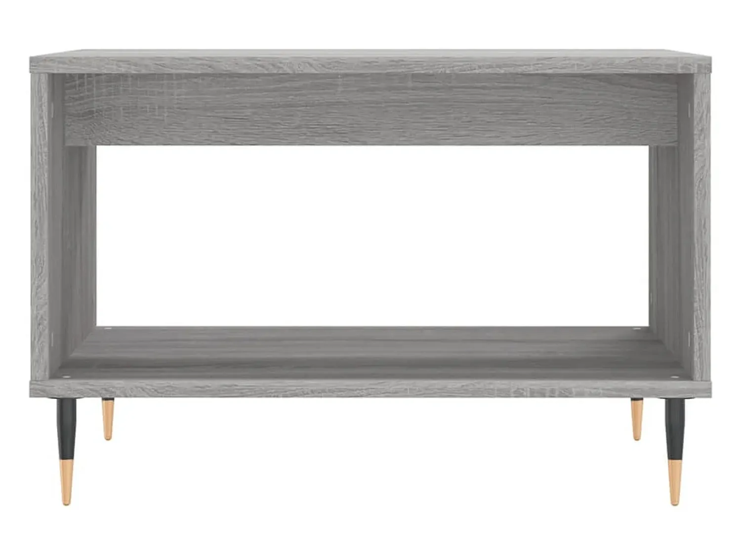 Mesa De Centro* Mesa de centro | Mesa de apoio 60x50x40 cm derivados de madeira sonoma Cinzento