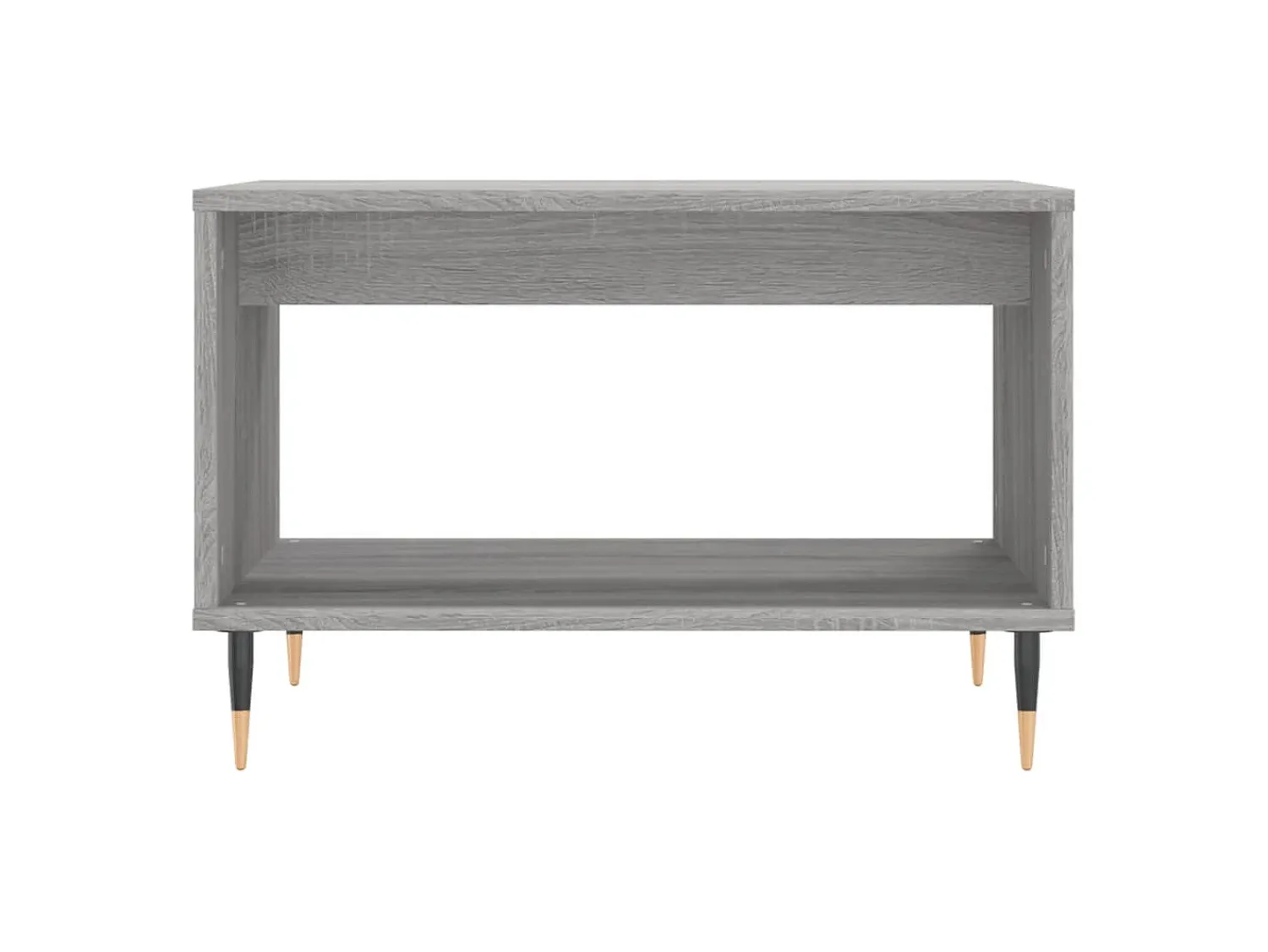 Mesa De Centro* Mesa de centro | Mesa de apoio 60x50x40 cm derivados de madeira sonoma Cinzento