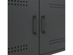 Mesa De Centro* Mesa de centro | Mesa de apoio 68x50x50.5 cm aço Preto